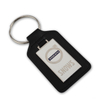 Custom Metal Leather Keyring with PU Luxury Personalized Logo Keychain Souvenirs Key Chain Accessories for Promotional