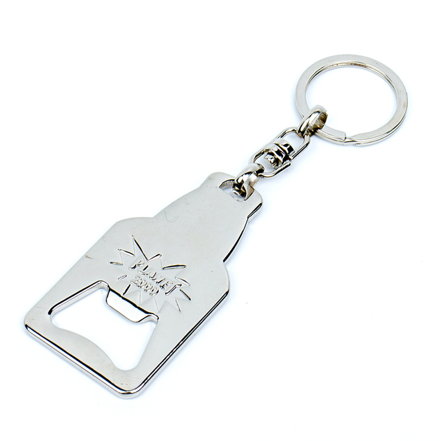 Personalized Bottle Shaped Beer Opener Keychain Bottle Opener