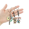 Custom Logo Bulk Order Enamel Keychain Zinc Alloy Metal Keychain for Promotional Souvenir Gifts