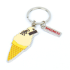 Promotional Event Custom Enamel Keychain Zinc Alloy Corporate Gifts for Clients Staff Branded Souvenir Accessory Key Chain