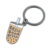Trendy Zinc Alloy Enamel Keychain Modern Daily Wear Custom Branding Event Supplies Premium Souvenir Keychain