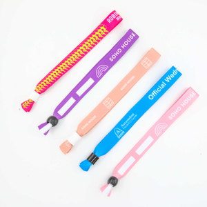 Waterproof Tyvek Custom Printed Wristbands For Swimmer Marathon Safety Identification Tags