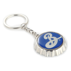 Luxury Zinc Alloy Souvenir Keychain Bottle Opener Corporate Gift Logo Custom Promotional Giveaway