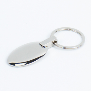 Light Luxury Zinc Alloy Keychain Laser Engraved Logo for Corporate Events and Daily Carry