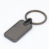 Custom Minimalist Zinc Alloy Keychain Promotional Corporate Event Gifts with UV Printed Logo Blank Metal Key Chain