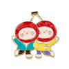 Anime Character Zinc Alloy Enamel Emotional Connection Fan Collection Gift Custom Badge Pin