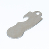 Custom Minimalist Zinc Alloy UV Printing Laser Engraved Hollow Out Logo Corporate Gift Promotional Event Giveaway Metal Token Keychain