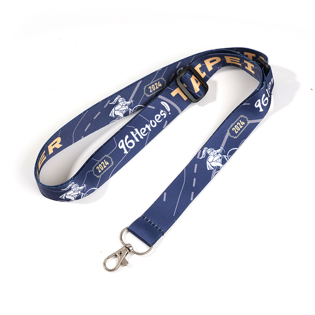 Custom Pet Name Durable Anti-Bite Nylon Lanyard for Pet Tag Holder