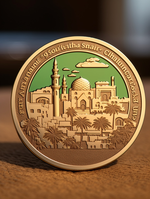 Premium Custom Challenge Coin with Enamel Color & 3D Relief, Corporate Awards Anniversary Gifts, Zinc Alloy Custom Coin