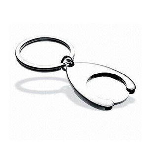 Christmas Limited Edition Enamel Snowflake Shopping Cart Token Keychain for Holiday Promos