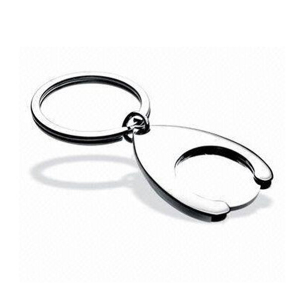 Christmas Limited Edition Enamel Snowflake Shopping Cart Token Keychain for Holiday Promos