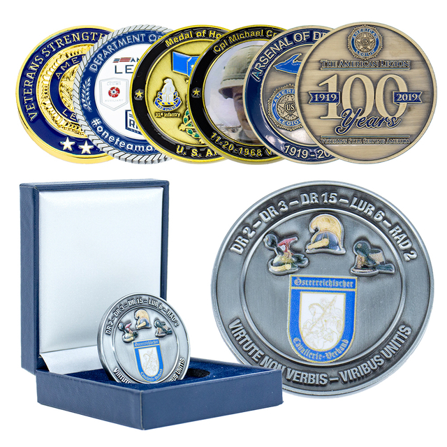 Durable Dual Crafted Enamel Coin Historical Event Limited Edition Collectible
