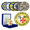 Customized Zinc Alloy Enamel Challenge Coin for Anniversary Events and Collectible Gifts