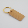 Handcrafted Natural Wood Keychain - Laser Engraved Personalized Text for Corporate Gifts Business Souvenirs Luxury Daily Use