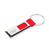Eco-Friendly Recyclable Zinc Keychain Custom Logo Engraved for Corporate Sustainability Gifts Team Building Events
