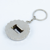 Custom Metal Crafts Opener Keychain Metallic Bottle Opener Keychain Print Design logo Decor Tag Pin