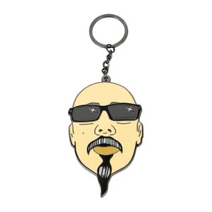 Modern Minimalist Enamel Keychain Custom Metal Keychain for Hotel Promotional Giveaway