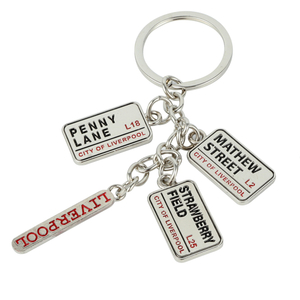 Custom Zinc Alloy Enamel Keychain Luxury Corporate Promotional Gift Event Souvenir Key Chain