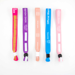 Waterproof Tyvek Custom Printed Wristbands For Swimmer Marathon Safety Identification Tags