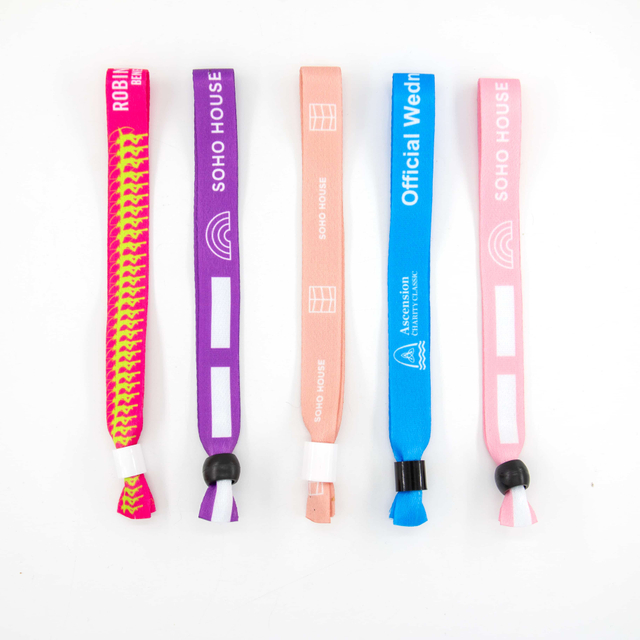 Waterproof Tyvek Custom Printed Wristbands For Swimmer Marathon Safety Identification Tags