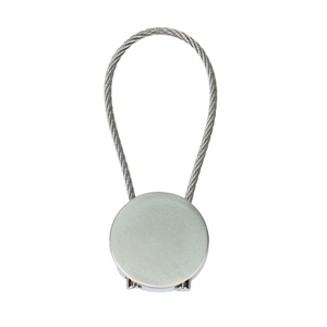Custom Minimalist Zinc Alloy Logo Keychain with UV Printing Laser 24h Free Design Double QC for Promotional Events Gifts Daily Accessories Blank Key Chain