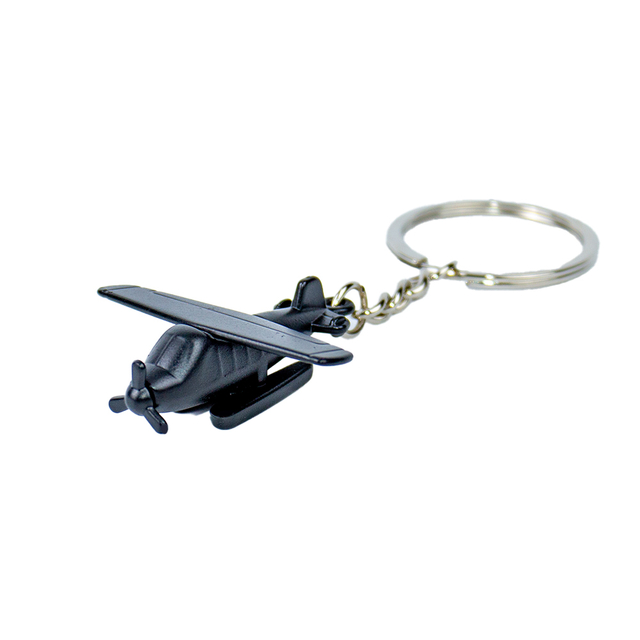 Custom Airplane Zinc Alloy Keychain UV Printed Laser Engraved Blank Keychain for Promotional Events Daily Accessories MOQ50 Fast Shipping