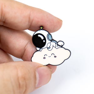 Dynamic anime action scene badge recreating famous key art