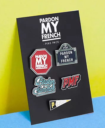 brand lapel pin