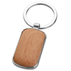 Minimalist UV Printed Keychain Wedding Souvenir Wood Daily Accessory Design 