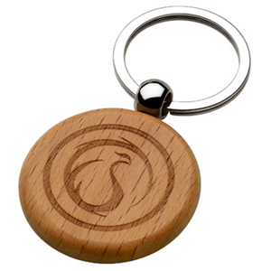 Custom Laser Keychain Event Giveaway Double QC Check Minimalist Style Wood Keychain