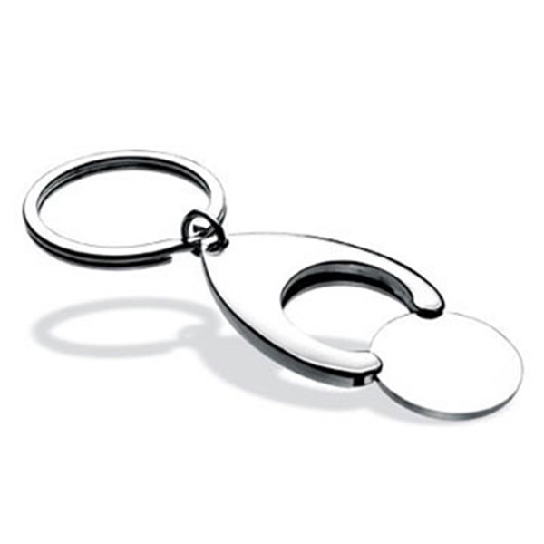 Christmas Limited Edition Enamel Snowflake Shopping Cart Token Keychain for Holiday Promos