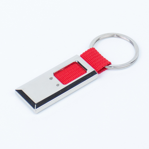 Eco-Friendly Recyclable Zinc Keychain Custom Logo Engraved for Corporate Sustainability Gifts Team Building Events