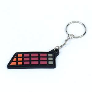 Custom 2D Soft Pvc Keychain Key Chain Logo Soft Rubber Keychains Silicone Keyring Rubber Personalized 3D Customized Key Chain