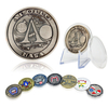 Wholesale Collecting Supplies Holder Souvenir Custom Collectable Commemorative Challenge Coin