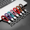 Durable Hand-Braided Leather Keychain – Anti-Loss for Daily Commute