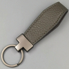 Minimalist Genuine Leather Business Keychain – Professional Office Accessory