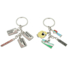 Modern Minimalist Enamel Keychain Custom Metal Keychain for Hotel Promotional Giveaway