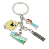 Fashion Zinc Alloy Enamel Keychain Custom Logo Corporate Promotional Gift Decorative Key Chain