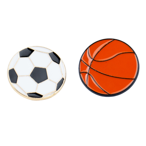 Luxury custom logo metal badge on corporate gift box