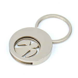 Practical Memorial Zinc Alloy Custom Hollow Out Logo Wedding Souvenir Daily Decoration Metal Token Keychain
