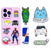 Trendy 3D Metal Phone Sticker - Custom Design for Phone & Backpack Decoration