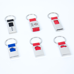 Custom Minimalist Zinc Alloy Keychain with UV Printing Laser Engraving for Promotional Events Corporate Gifts Daily Accessories