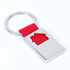 Custom Sleek Zinc Alloy Webbed Metal Keychain - UV/Laser Logo for Promotional Events Corporate Gifts Daily Accessories
