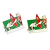 Custom Logo Fashion Metal Lapel Pin Doctor Badges Buddy with Silk Screen Printing Enamelling Technique Bullion Pin Badge