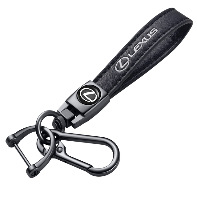 Luxury Custom Leather Keychain with Embroidery and UV Printing for Car Keys Personalized Logo Heat Transfer PU Material
