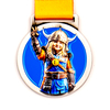 Lightweight Zinc Alloy Metal Medal with 3D Design for School Competitions and Marathons