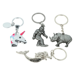 Custom Logo Zinc Alloy Enamel Filled Keychain Bulk Wholesale Promotional Corporate Gift Souvenir Personalized Metal Key Chain