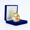 Custom Engraved Zinc Alloy Team Achievement Challenge Coins for Corporate Events & Brand Souvenirs