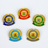 Modern Geometric Design Metal Lapel Pin for Brand Identity and Team Building