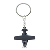 Custom Airplane Zinc Alloy Keychain UV Printed Laser Engraved Blank Keychain for Promotional Events Daily Accessories MOQ50 Fast Shipping